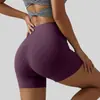 2026 Shorts Esportivos Femininos Bolso Traseiro Invisível Finos Cintura Alta Controle de Barriga Levanta Bumbum Fitness Comprimento Três Quartos Verão