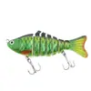 Nuevo Señuelo Falso Luya de 7 Secciones Sumergible Multi-Sección para Peces 10cm Señuelo Luya Mino Señuelo Duro Señuelo de Pesca Fábrica de Equipo de Pesca Transfronterizo