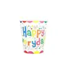Festa Infantil Aniversário Prato de Papel Descartável Copo de Papel Canudo Faca, Garfo e Colher Utensílios de Mesa Suprimentos para Festa Suprimentos de Decoração de Aniversário