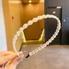 Diadema Retro Francesa con Cabeza de Perla, Diadema Elegante de Hada del Bosque 2025 Nueva Celebridad de Internet Accesorios Sencillos y Elegantes para el Cabello