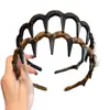 Faixa de Cabelo Ondulada de Cano Alto para Mulheres 2026 Novo Modelo Presilha de Cabelo Dentada Antiderrapante para Uso Diário Faixa de Cabelo Headband Acessório de Cabelo