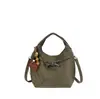 Bolso de mano de nicho estilo coreano para mujer, nueva colección de invierno 2026, bolso de hombro retro, adecuado para el trabajo y los desplazamientos, bolso tipo cubo