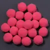 Bolas de pelúcia coloridas de alta elasticidade em poliéster, brinquedos de bola de pelúcia DIY, roupas, chapéus, acessórios de vestuário