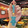 Artículo Popular Transfronterizo: Llavero de Oso Violento Mediano con Arcilla y Pedrería, Elegante Accesorio para Bolso para Niñas, Moderno Colgante de Cadena de Garra