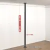 Barra de Soporte de Techo a Piso Bandeja Telescópica Perchero Telescópico para Pantalones Barra Horizontal Telescópica Soporte de Riel Tubo de 32/38