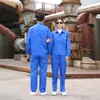 Ropa de Trabajo de Verano, Delgada, Transpirable, de Manga Larga, Resistente al Desgaste, Resistente a la Suciedad, Traje de Protección Laboral para Fábrica, Propiedad, Obra de Construcción, Taller con Estampado Bordado