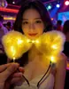 Tiara de cabelo luminosa adorno de cabeça pelo de raposa orelhas de gato tiara Barraca de Festival da Primavera barraca de feira noturna produtos pequenos brinquedos atacado