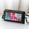 Bolsa para Teléfono Móvil para Mujer 2024 Nuevo Estilo Pantalla Táctil Simple Estudiante Uso Bolsillo con Cremallera Estilo Coreano Mini Bolso Cruzado Billetera