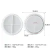 Posavasos epoxi transfronterizo molde de silicona DIY geométrico resina yeso hormigón cemento molde de bandeja de escritorio