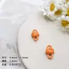 Pingente Duplo Gatinho Liga Metálica Laca Pingente Fofo Material para Corrente de Celular DIY Pulseira Desenho Animado Acessório de Produto Novo Criativo