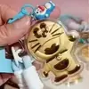 Llavero Colgante de Princesa Dorado de Dibujos Animados Colgante de Celebridad de Internet Rica Accesorios para Mochila de Estudiante Regalo En Stock Venta al Por Mayor