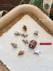 Accesorios para Uñas Navideñas Dibujos Animados Tridimensionales Mixtos Árbol de Navidad Diamantes de Uñas de Resina Accesorios Populares para Uñas Usables Venta al por Mayor