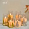 Lámpara de vela electrónica LED, simulación de oscilación, llama, vela, boda, confesión romántica, cumpleaños, espectáculo, vela de Navidad