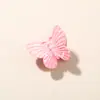 Presilha de Cabelo Europeia e Americana Gradiente Pequena Borboleta com Design Único, Presilha Feminina de Nicho com Acabamento de Luxo, Presilha de Tubarão para a Parte de Trás da Cabeça