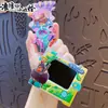 Merchandising Oficial de Pequeño Monstruo de la Montaña Langlang Llavero de Muñeco Cerdo Colgante de Mochila de Peluche Llavero de Figura Accesorio