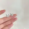 Artículo popular de TikTok: Pendientes de mariposa de cristal de alta gama, lujo ligero, elegantes, modelo nuevo 2026, pendientes exquisitos de nicho para mujer
