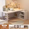 Escritorio retráctil estilo crema para computadora de escritorio con cajones mesa de estudio para estudiantes mesa de escritura escritorio de dormitorio oficina uso doméstico