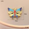 Novos acessórios de liga gota de óleo cloisonne borboleta mariposa flor antigo diy acessórios atacado