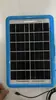 Panel solar de marco de plástico de 3.5W Watt Placa de carga fotovoltaica solar regulada para teléfono móvil de 6 Watt