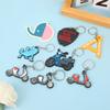 Chaveiro de PVC Personalizado Desenho Animado Plástico Macio Boneco de Anime Mascote Comemorativo Pequeno Presente Silicone DIY Pingente para Carro