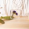 Resina de Cristal Rosa e Trevo Espécime de Planta Âmbar de Resina Brinquedos para Meninos e Meninas Presentes Culturais e Criativos Pequenos Enfeites
