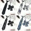 Corbata JK traje Estilo Universitario Uniforme Estudiante Camisa Corbata de Lazo Femenina Corbata Perezosa sin Nudo Cuello de Uniforme Japonés Masculino