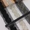 Malla de Hojas Transfronteriza Encaje de Abalorios Industria Pesada Hecho a Mano DIY Pequeño Aroma Accesorios para Cuello Puño de Ropa Exterior Accesorios