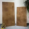 Azulejos vidriados réplica oro espiga 600x1200 azulejos de suelo para sala de estar 750x1500 patrón de veta de madera azulejos de suelo para cadena de tiendas