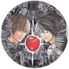 Serie Death Note Dibujo Animado Insignia de Hojalata Bidimensional Llavero Espejo Accesorios Colgante Periférico