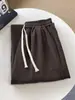 Pantalones de pierna ancha color café talla grande 150 kg para mujer, otoño e invierno, cintura alta, fluidos, holgados, espiga, forro polar, gruesos, pierna recta