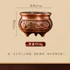 Quemador de Incienso Trípode Caldero Elefante Auspicioso Interior Ceremonia del Té Zen Quemador de Incienso Grande Adorno de Artesanía Metálica