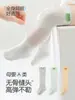 Calcetines Largos Hasta la Rodilla para Recién Nacidos, Verano Dibujos Animados Anti-Mosquitos Borde Suelto Sin Costuras Algodón Clase A, Calcetines Antideslizantes para Bebé
