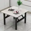 Mesa plegable para comer, uso en casa, mesa pequeña para dormitorio, mesa plegable simple para montar un puesto, mesa cuadrada para barbacoa al aire libre