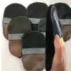 Pano de Limpeza de Sapatos de Pelúcia Pano Profissional Lã Artificial Luvas de Polimento Artefato de Limpeza de Sapatos com Óleo Polimento Portátil para Sapatos de Couro