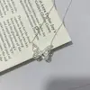 2026 Nuevo Collar de Circonita Mariposa Lujo Ligero Sentido de Diseño Nicho Cadena para Clavícula Estilo Ins Joyería Versátil de Gama Alta