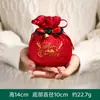 Saco de presente de Natal, saco criativo de pelúcia com embalagem de fruta da paz, saco de presente de Natal para crianças, saco de presente de doces para jardim de infância