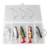 Pacote de iscas macias cauda em T transfronteiriça peixe de chumbo 5 10 Luya isca artificial rolo-cauda conjunto de iscas bionic bait fabricantes atacado