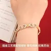 Pulseira Oca de Prata Pura 9999 Banhada a Ouro Esmaltada com Mola e Céu Limpo Joias de Prata Pura Novo Estilo Chinês Tendência Nacional Estilo Étnico Presente