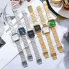 Nuevo Reloj Cuadrado Explosivo de Moda para Mujer, Todo Fósforo para Mujer, Estudiante, Electrónico, Resistente al Agua, Reloj de Cuarzo, Sentido Avanzado