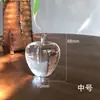 Maçã de Cristal Extra Grande Decoração para Sala de Estar Entrada Armário de Vinhos Iluminação Presente de Luxo Leve Aniversário Véspera de Natal Presente de Natal