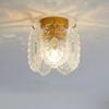 Lámpara de techo nórdica, pasillo, pasillo, lámpara sencilla, lámpara de balcón, moderna lámpara de cristal para el hogar, lámpara de lujo, iluminación