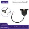 Cabo de extensão USB com cabeça fêmea USB personalizada com furo para parafuso para terminal Xh2.54-2P com orelhas para painel de chassi