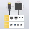Convertidor de HDMI a VGA pantalla TV convertidor de fuente de alimentación con cable adaptador de audio HD al por mayor