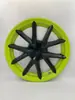 Aplicable a la decoración del tapacubos del Tesla Model 3, cambio de color ya, accesorios de modificación de 18 pulgadas, protección de llanta, negro mate, de dos piezas