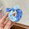 Cuerda para el cabello de dopamina para niños Cuerda para el cabello de cola de caballo para niñas Tejido Tendón de goma Atadura 2024 Nuevos accesorios para el cabello Anillo para el cabello de alta elasticidad