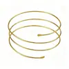 Europeo y Americano Nuevo Transfronterizo Wholesale Exagerado Punk Multicapa Metal Cuatro Capas Espiral Minimalista Pulsera de Brazo Joyería