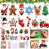 Kit de Arte de Costura com Feltro Transfronteiriço para Crianças Pacote de Material de Educação Infantil Terno Divertido de Costura DIY de Natal