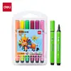 Deli - Bolígrafo de acuarela lavable para niños, 24 colores, 48 colores