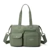 Bolsa Tote Grande de Nylon Portátil Resistente al Agua con Múltiples Bolsillos para Uso al Aire Libre, Nueva Bolsa de Hombro Cruzada de Nylon para Viajes Diarios, Bolsa de Mamá