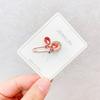 Broche de Strass em Liga Anti-Exposição Pequeno Pin de Emblema Joia Borboleta Corsage Acessório de Roupa Laço Estilo Fada